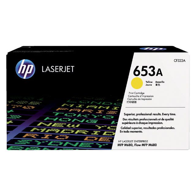 HP - Tonercartridge hp cf322a 653a geel