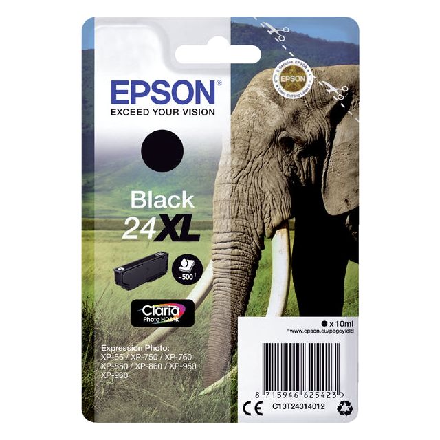 Epson - Inkcartridge Epson 24xl T2431 Black | Blasen Sie ein 1 Stück