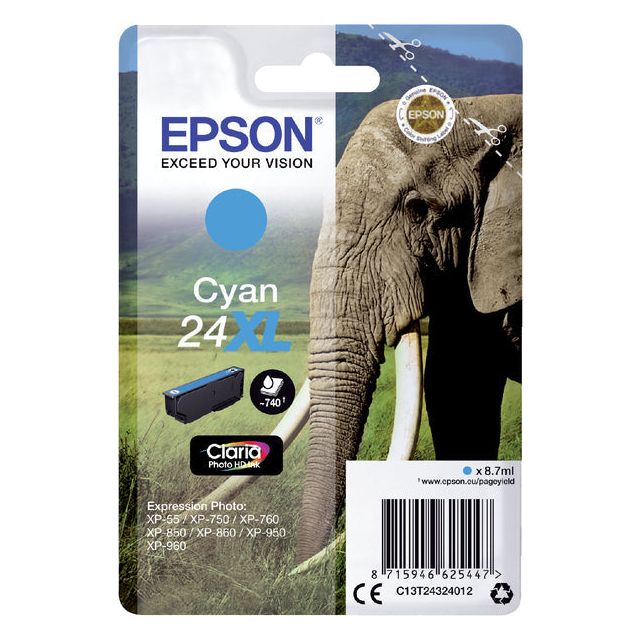 EPSON - Inkcartridge Epson 24xl T2432 Blue