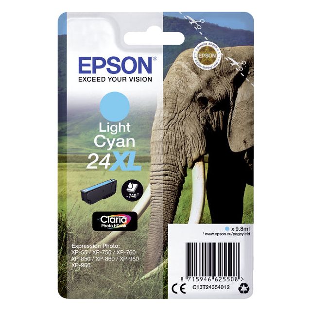 Epson - Inkcartridge Epson 24xl T2435 Hellblau