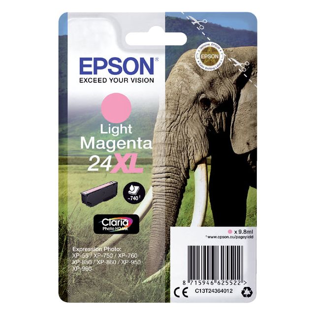 Epson - Inkcartridge Epson 24xl T2436 Light Red | Blasen Sie ein 1 Stück