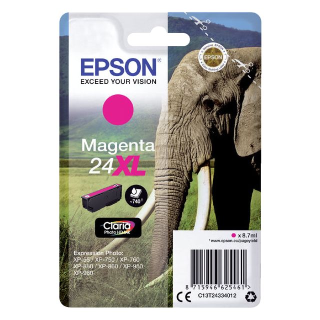 Epson - Inkcartridge Epson 24xl T2433 rouge