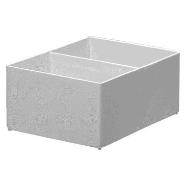 Djois -  Inzetbak  hoog 70x122x168mm 2-vaks grijs | 4 stuks