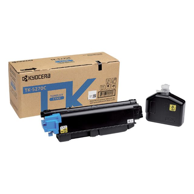 Kyocera - toner TK-5270, 6.000 pagina's, OEM 1T02TVCNL0, cyaan