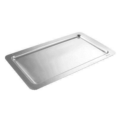 Office - Stainless steel tray for cream set 199x150mm