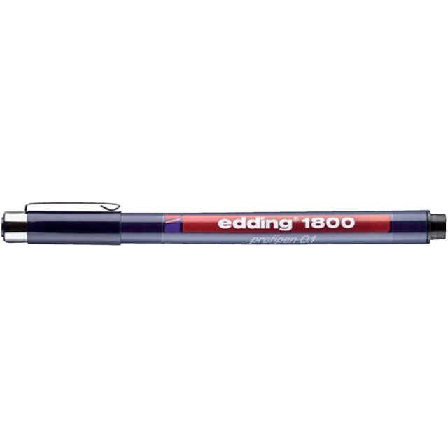 Edding - Fineliner edding 1800 0.25mm zwart