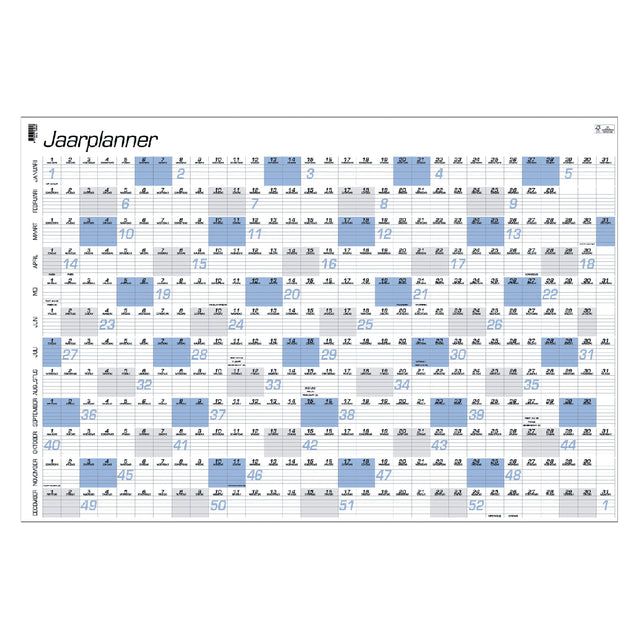 Quantore - Jaarplankalender 2023 A1 84x57cm