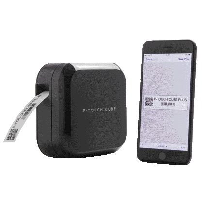 Brother - Stampante per etichette P-touch Cube Plus TZe PT-P710BT desktop 24mm nero