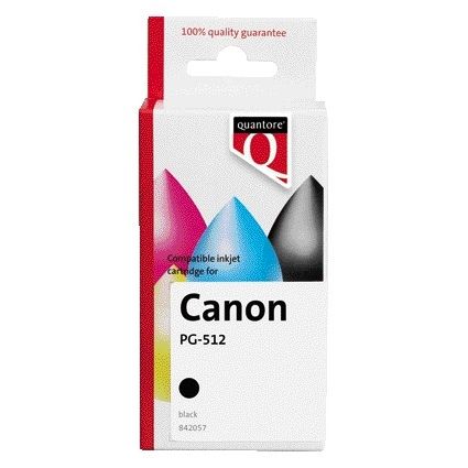 Quantore - Cartuccia d'inchiostro alternativa per PG-512 nero | 35 pezzi