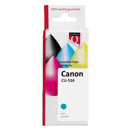 Quantore -  Inktcartridge canon cli-526 blauw | 35 stuks