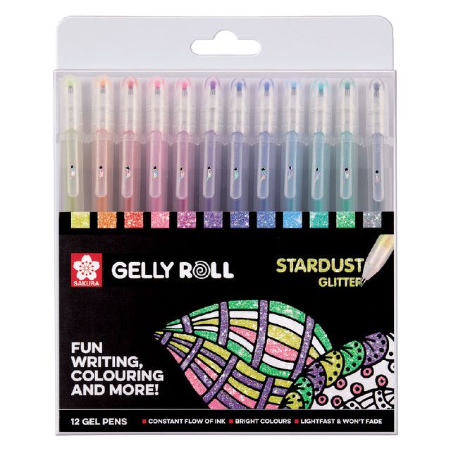 Sakura - Gelschrijver Gelly Roll dust glitter assorti | 6 stuks