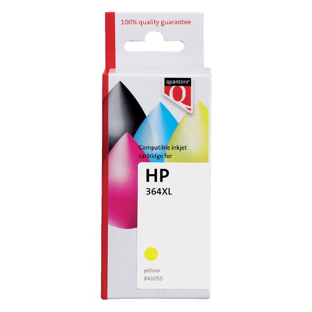 Quantore - Inkcartridge HP 364xl CB325EE HC Geel | 1 pièce