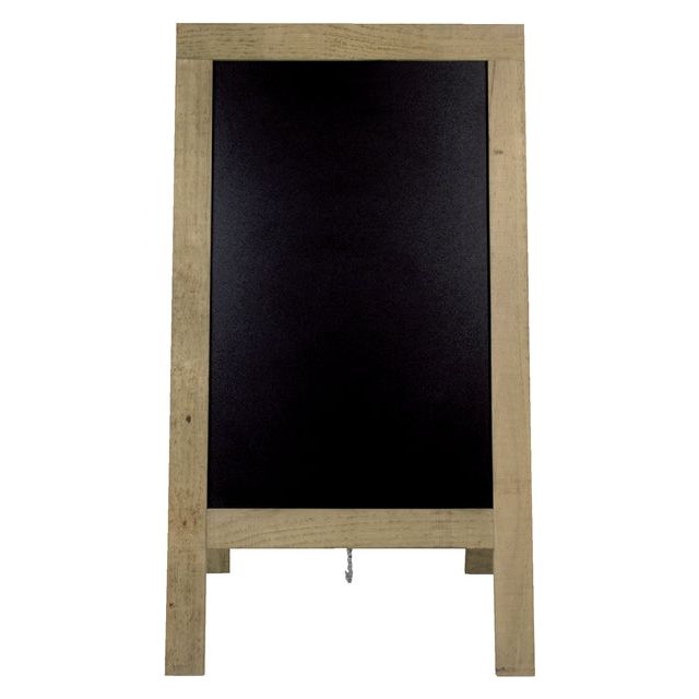 Securit - Stoepbord 72x131x4cm steigerhout