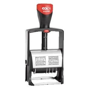 Colop -  Stempel  heavy duty 2000wd 12 teksten