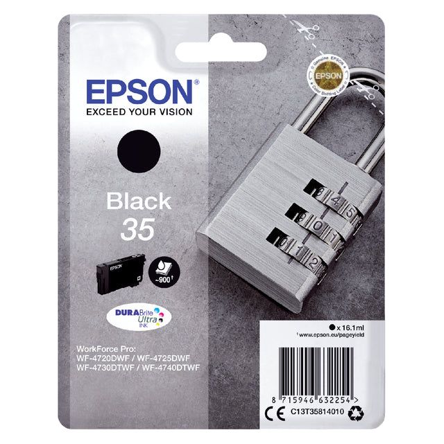 Epson - Inkcartridge Epson 35 T3581 Black | Blasen Sie ein 1 Stück