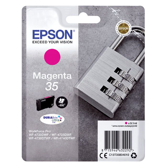 Epson - Tintenpatrone Epson 35 T3583 Red | Blasen Sie ein 1 Stück