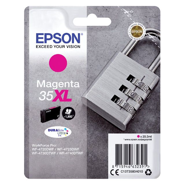 Epson - Inkcartridge Epson 35xl T3593 Red | Blasen Sie ein 1 Stück