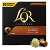 L'or - Coffee cups espresso Lungo Estremo 20 pieces