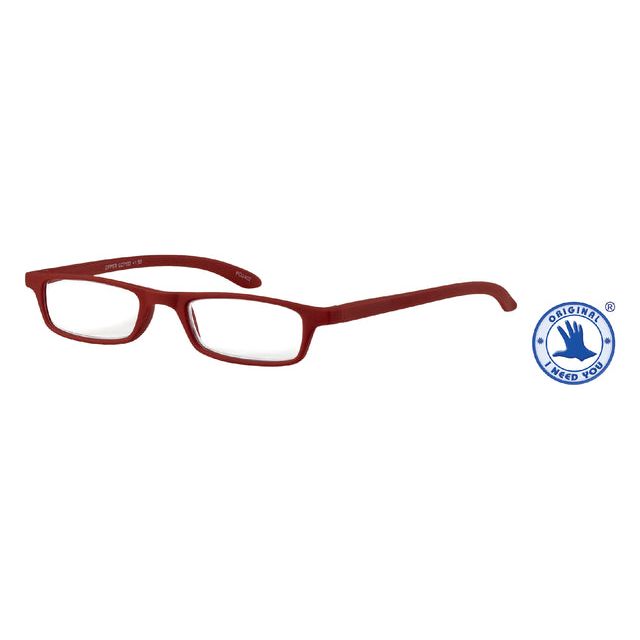 Ich brauche dich - Lesen Sie Brille Ich brauche Sie +1.50DPT Zipper Red | 1 Stück