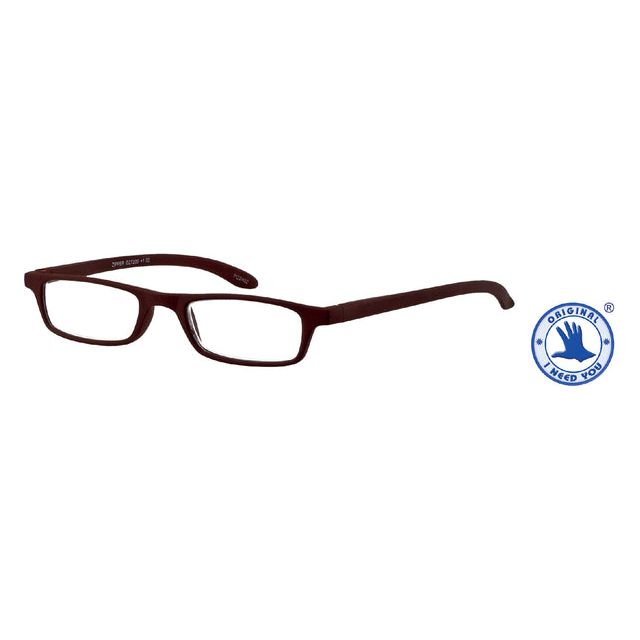 J'ai besoin de toi - Lunettes de lecture J'ai besoin de toi + 1,00dpt Zipper Brown | 1 pièce