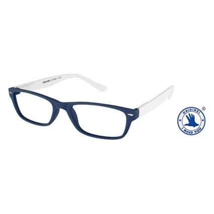 I Need You - Lunettes de lecture +2,50 dpt Feeling bleu-blanc