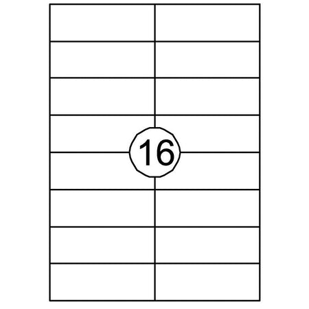 Quantore -  Etiket 105x37mm 1600 stuks