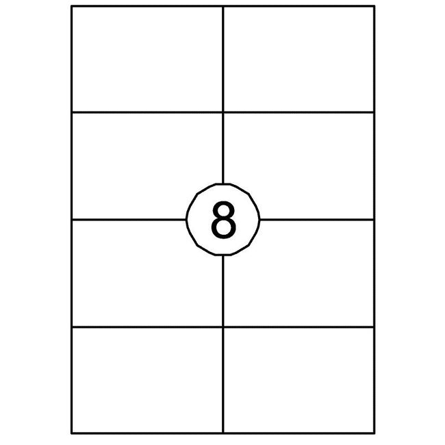 Quantore -  Etiket 105x74mm 800 stuks