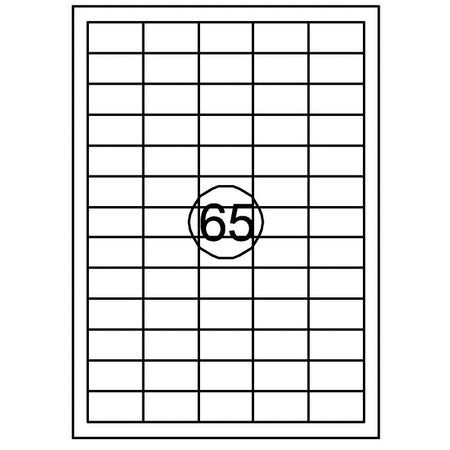 Quantore - Etiqueta 38X21.2mm 975 piezas