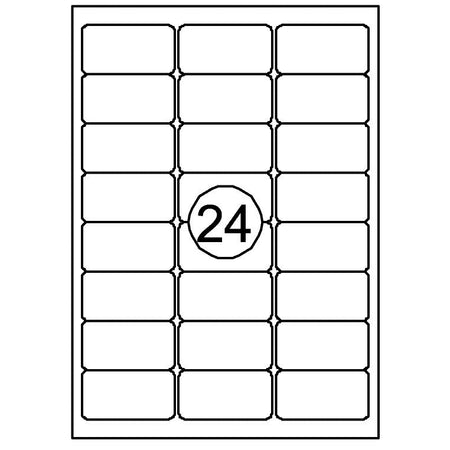 Quantore - Etiqueta 63,5x33,9mm 2400 piezas