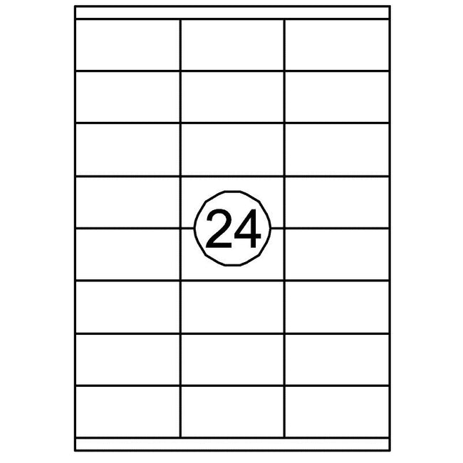 Quantore - Label 70x35mm 2400 pieces