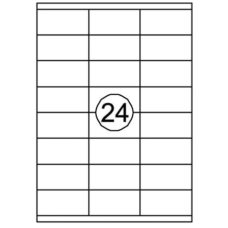 Quantore - Etiquette 70x35mm 2400 pièces