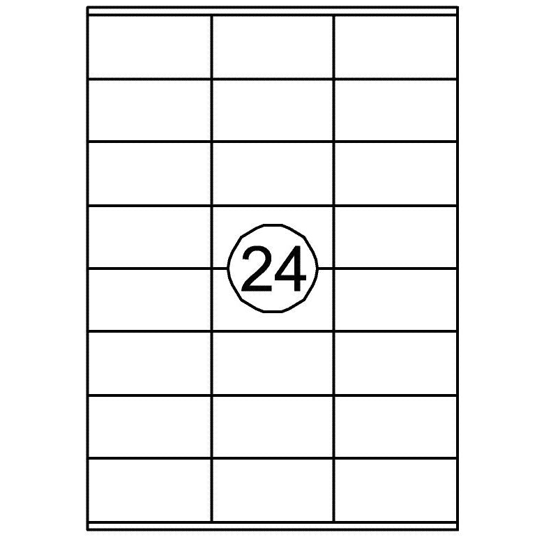 Quantore - Label 70x36mm 2400 pieces