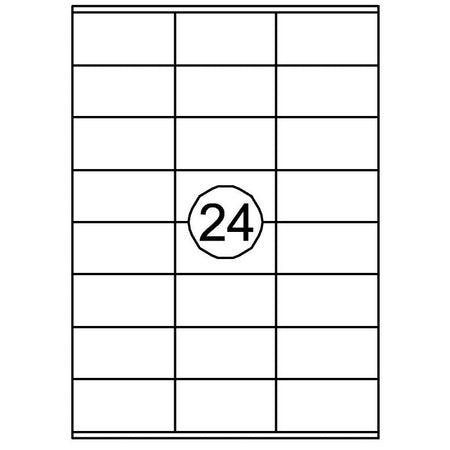 Quantore - Etiqueta 70x36mm 2400 piezas