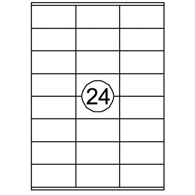 Quantore - Label 70x36mm 2400 pieces