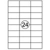 Quantore -  Etiket 70x37mm 2400st | 10 stuks