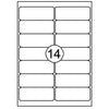 Quantore -  Etiket 99.1x38.1mm 1400st | 10 stuks