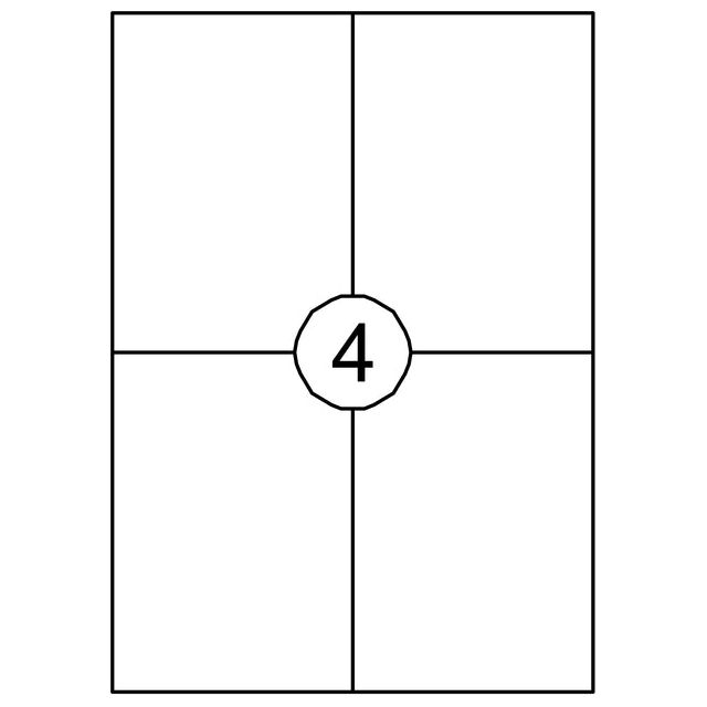 Quantore - Etiket 105x148mm 400 stuks