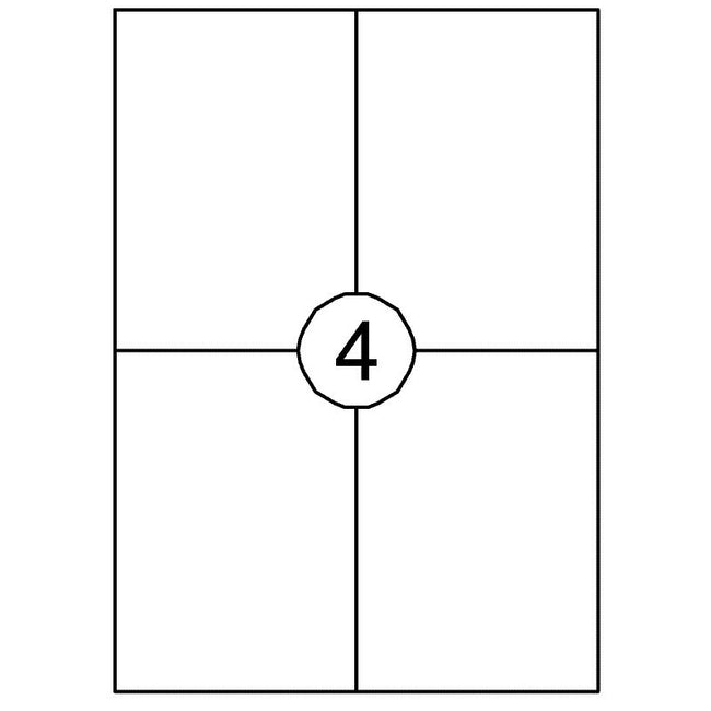 Quantore - Etiqueta 105X148mm 60 piezas