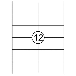 Quantore - Etiqueta 105x48mm 1200 piezas