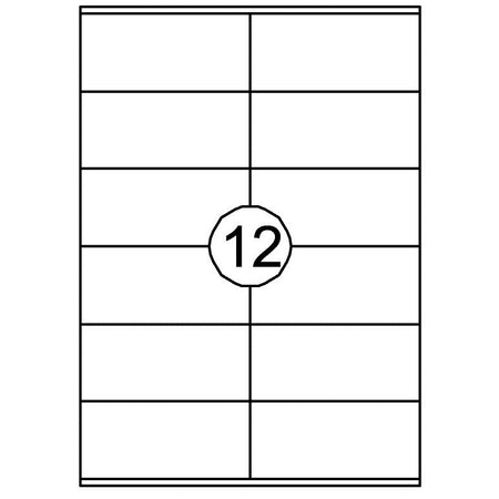 Quantore - Etichetta 105x48mm 1200 pezzi
