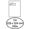 Hermes -  Envelop  akte c4 vl 4x11 zk 120gr 250st