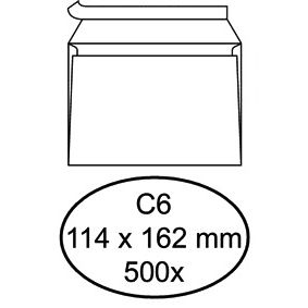 Quantore -  Envelop bank c6 114x162 zk 80gr wt