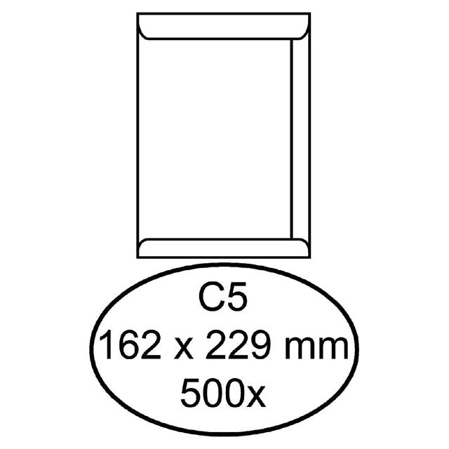 Quantore - Umschlag Deed C5 162x229 100gr Wt | Box ein 500 Stück