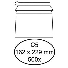 Quantore - Envelope bank C5 162x229mm self-adhesive white 500 pieces