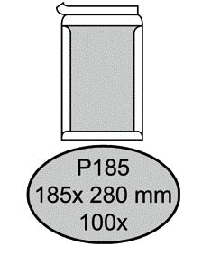 Quantore -  Envelop bordrug p185 185x280 zk 120gr wt