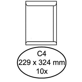 Quantore -  Envelop akte c4 229x324 120gr zk wt | 25 stuks