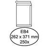 Quantore - Busta atto EB4 262x371mm autoadesiva bianca 250 pezzi
