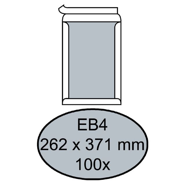 Quantore - Umschlag Bordrug EB4 262x371 ZK 120gr Wt | Box ein 100 Stück