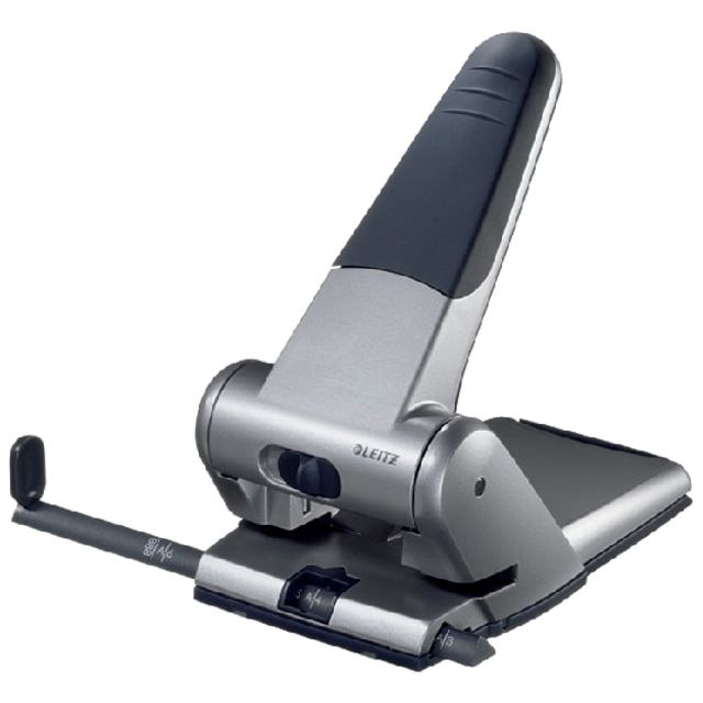 Leitz - Perforator Leitz 5180 Heavy Duty 65 Blech Silber | 1 Stück