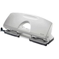 Leitz - Perforatore metallico 4 fori 25 fogli grigio
